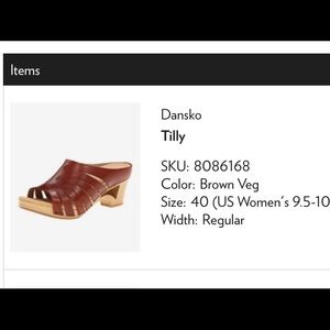 Dansko Tily
